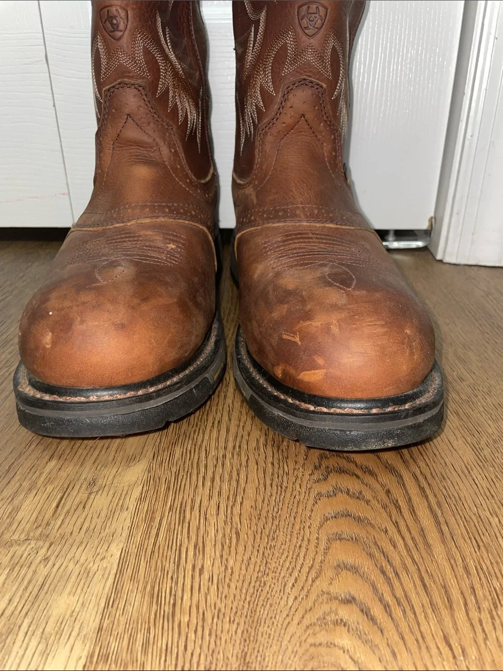 EUC Ariat WorkHog H2O Composite Toe, Waterproof Work Cowboy Boots Size 12D US